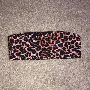 SHEIN Bathing Suit Top, Cheetah Print